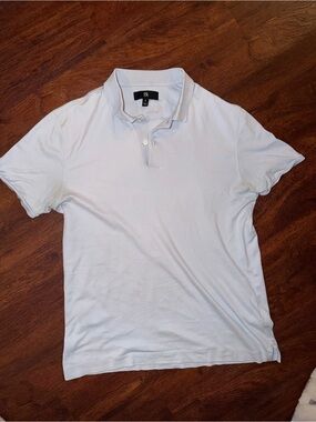 Banana Republic Light Blue Men's Polo Shirt